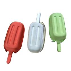 EVA material bag optical case Custom Promotion Mini Cute small  Coin Purse special shape ice cream