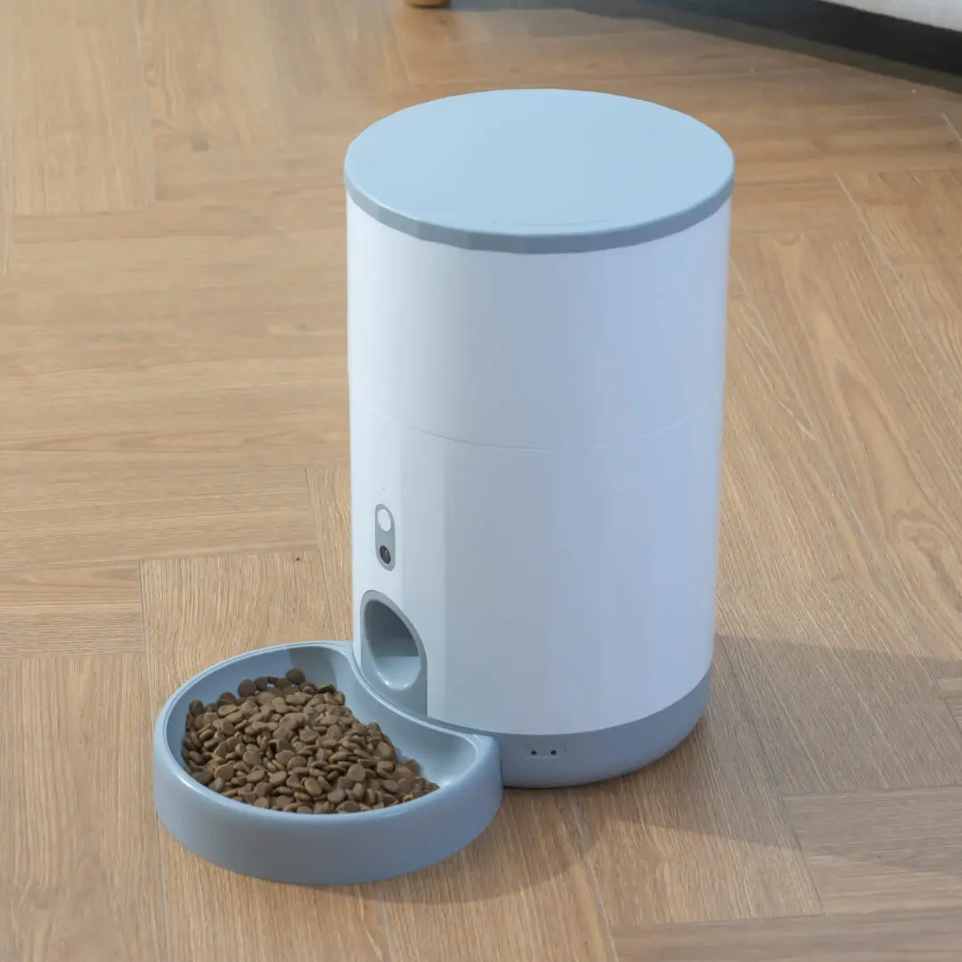 Wifi Automatic Pet Feeder with Camera Pet Accessories Supplies APP Control for Remote Feeding & Monitor Voice Recorder