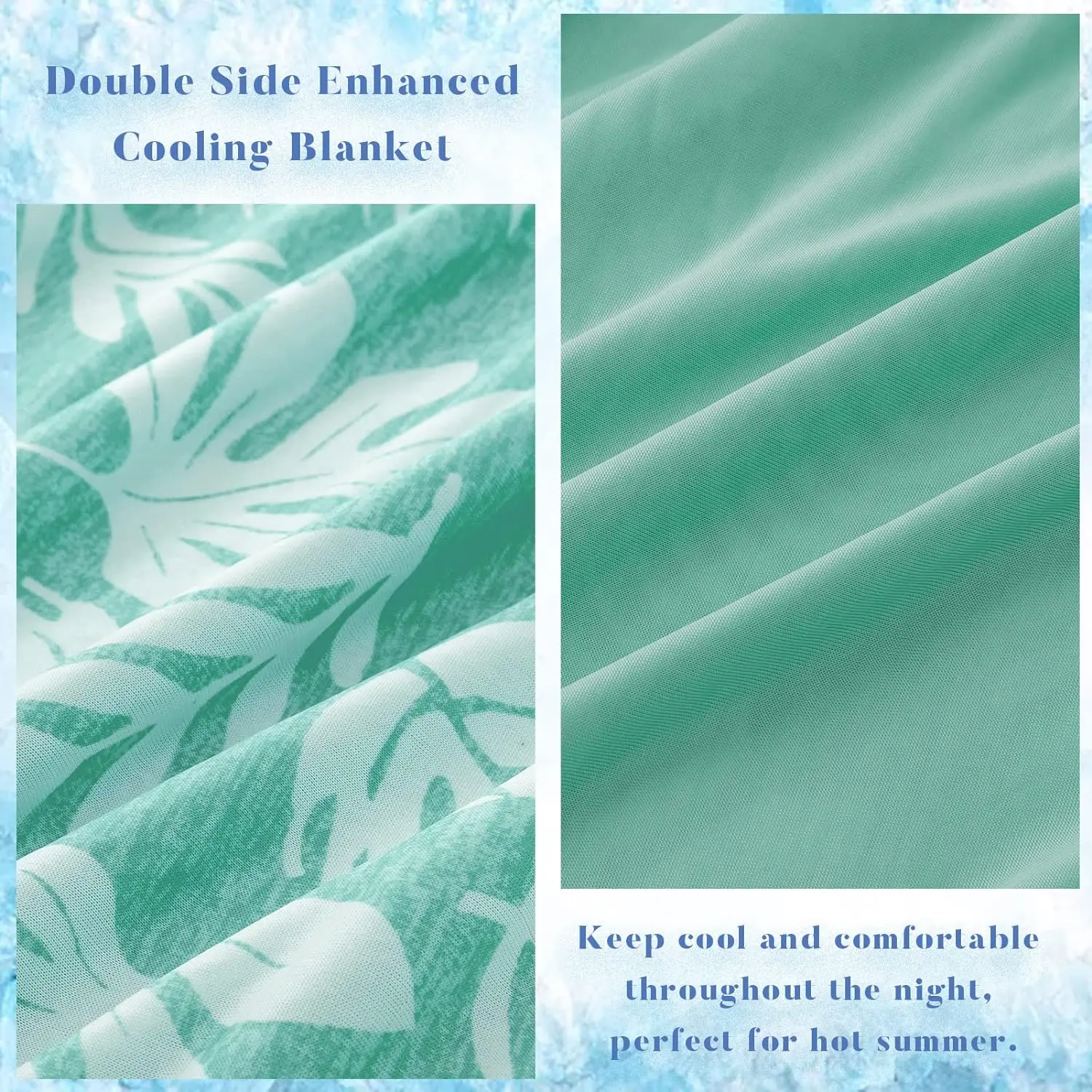 China Factory Lightweight Double Sides Cooling Thin Blankets for Night Sweats Bamboo Summer Blankets For Adult