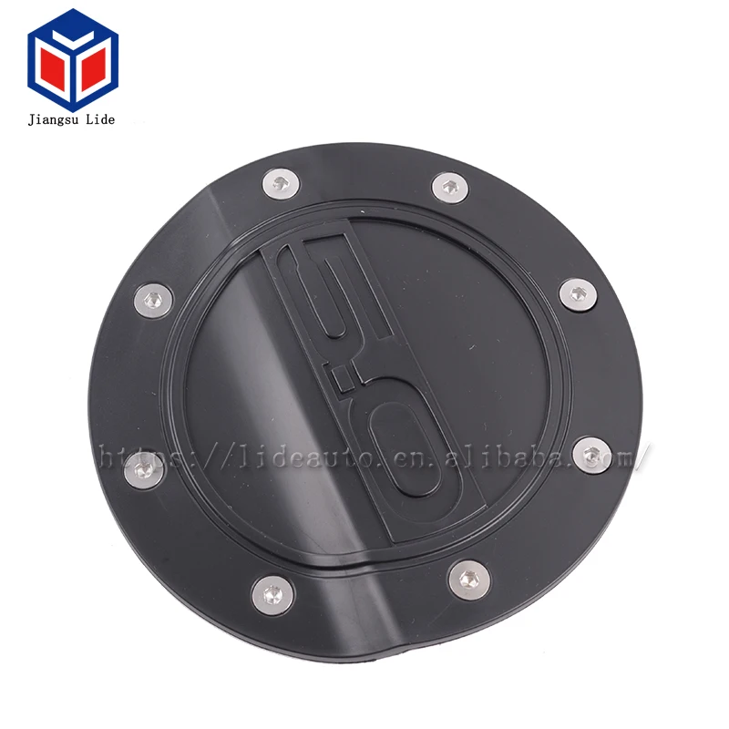 Black Fuel Door Fuel Tank Cover with 5.0 Logo For 2015-2018 Mustang GT