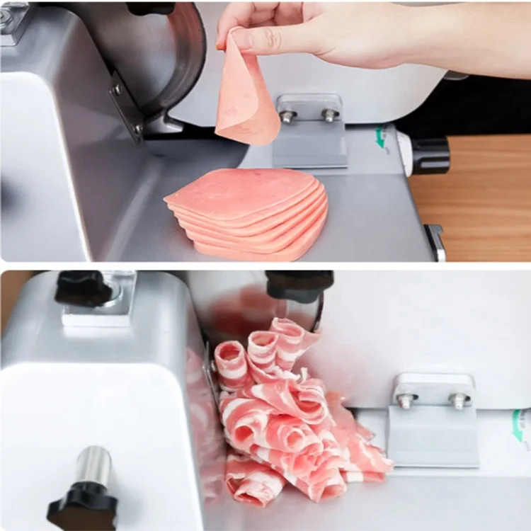 Restaurant automatic frozen meat slicer hot pot mutton beef roll cutter machine cheese sausage bacon slicer cutter machine price