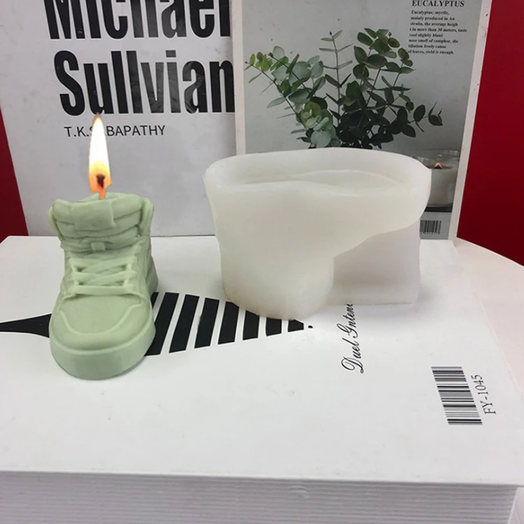 A144  Silicone mould for sports shoes candle Silicone mold for aromatherapy candles