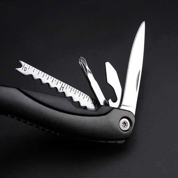 multitools survival set pocket mini folding needle nose multi tool knife pliers with saw bit wrench