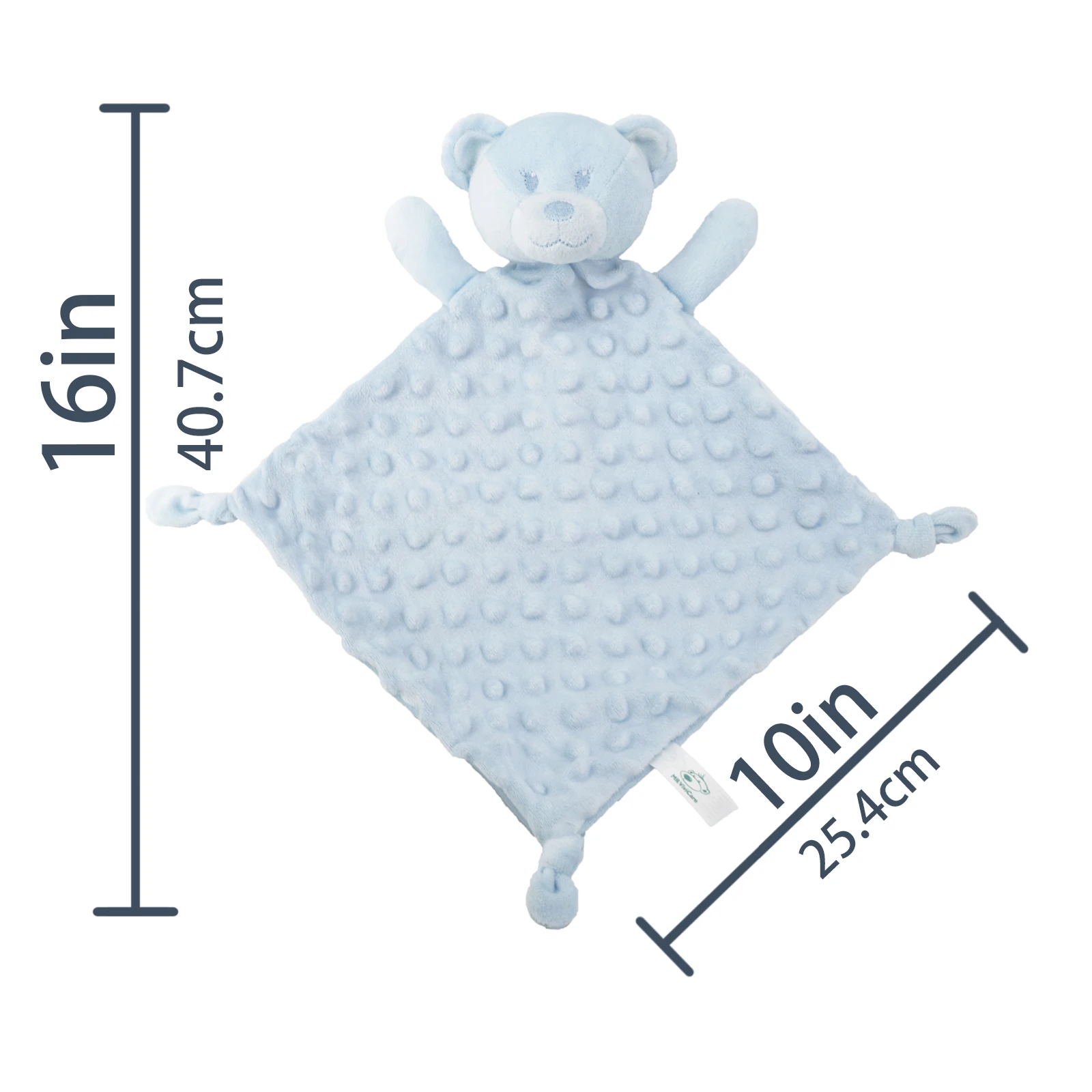 Baby Security Blanket, Soft Stuffed Animal Soothing Towel Baby Comfort Coral Velvet Sleep Appease Towel for Infant and Toddler