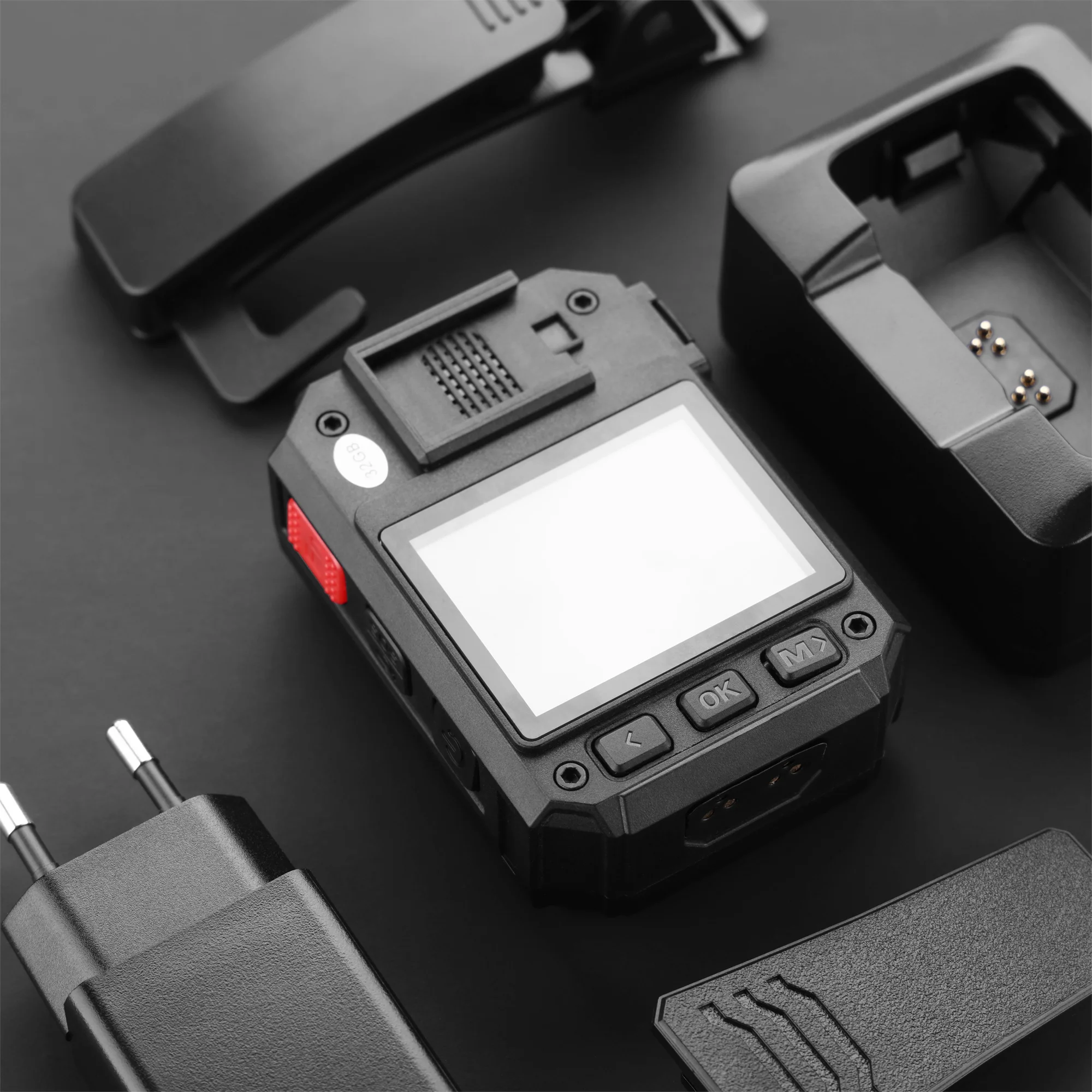 Eeyelog IR Night Vision 4200mah, 17hours of recording Body Worn Camera with WiFi Eis Ambarella H22 Chipset