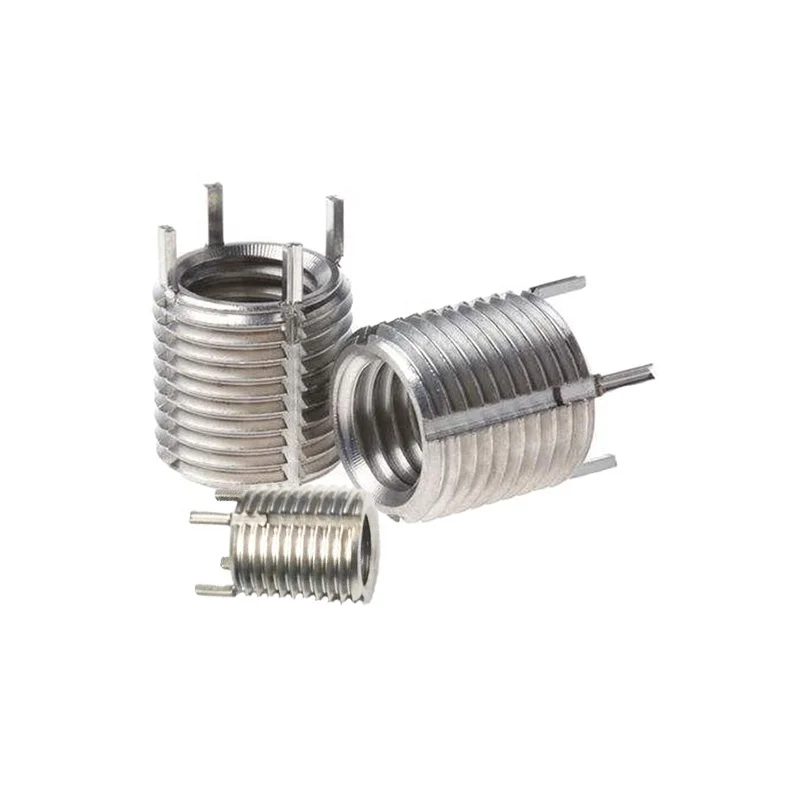 Stainless Steel Inserts Key Locking Thread Inserts For Metal Threaded Sleeve Spring Fastener