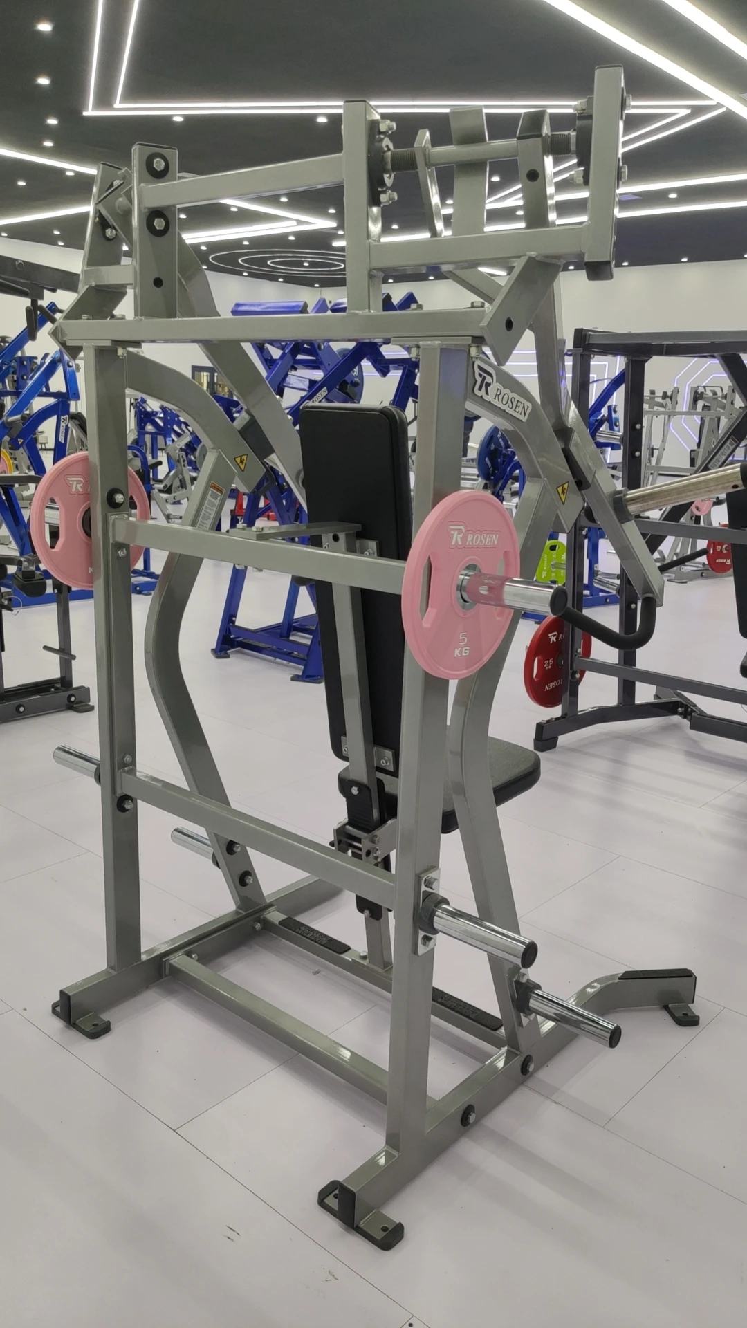 Moq 1 приемлемое сверхмощное оборудование для тренажерного зала ROSEN Fitness Dezhou Sport Iso-боковой Наклонный пресс с бесплатными запасными частями