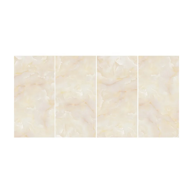 Cream Marble 24x48 Full Polished Glazed Porcelain Luxury Stone Floor Tile for House