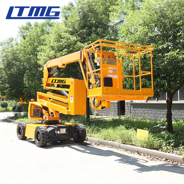 LTMG 16 метров складной кронштейн платформа для авиационной работы мобильный Электрический шарнирный