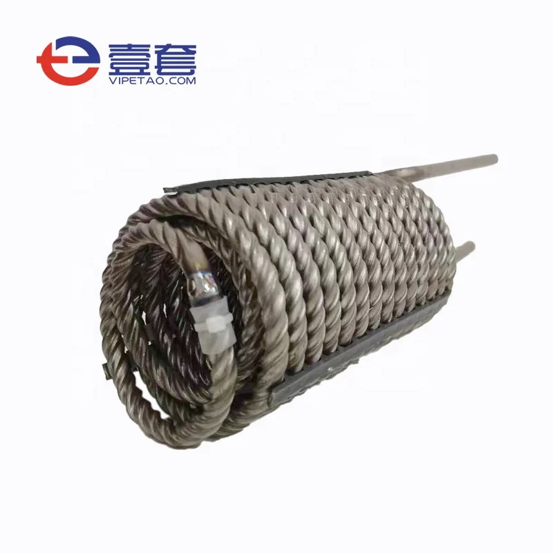 Fast heating titanium spiral tube coil/ titanium corrugated tube for heat exchanger