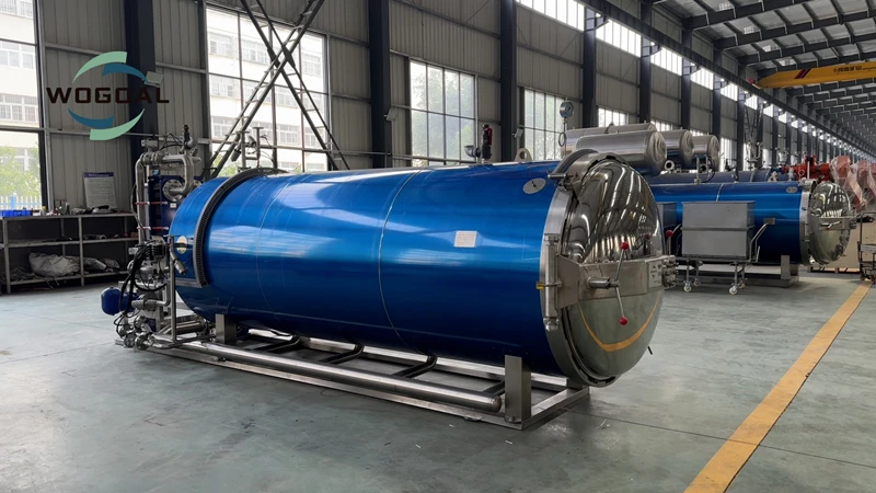 Hot sale glass bottles tin cans retort machine autoclave sterilizer