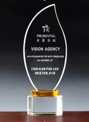 Classic Crystal Basketball Trophy Award Glass Cube Basketball Soccer Best Player Trophy 3D for Business Gift Sport Awards