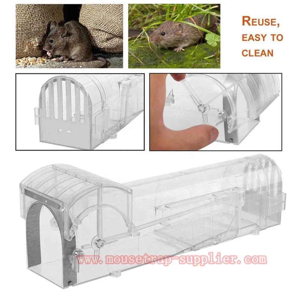 EPA Humane Reusable Plastic Rat Rodent Control Live Catch Mouse Trap Cage
