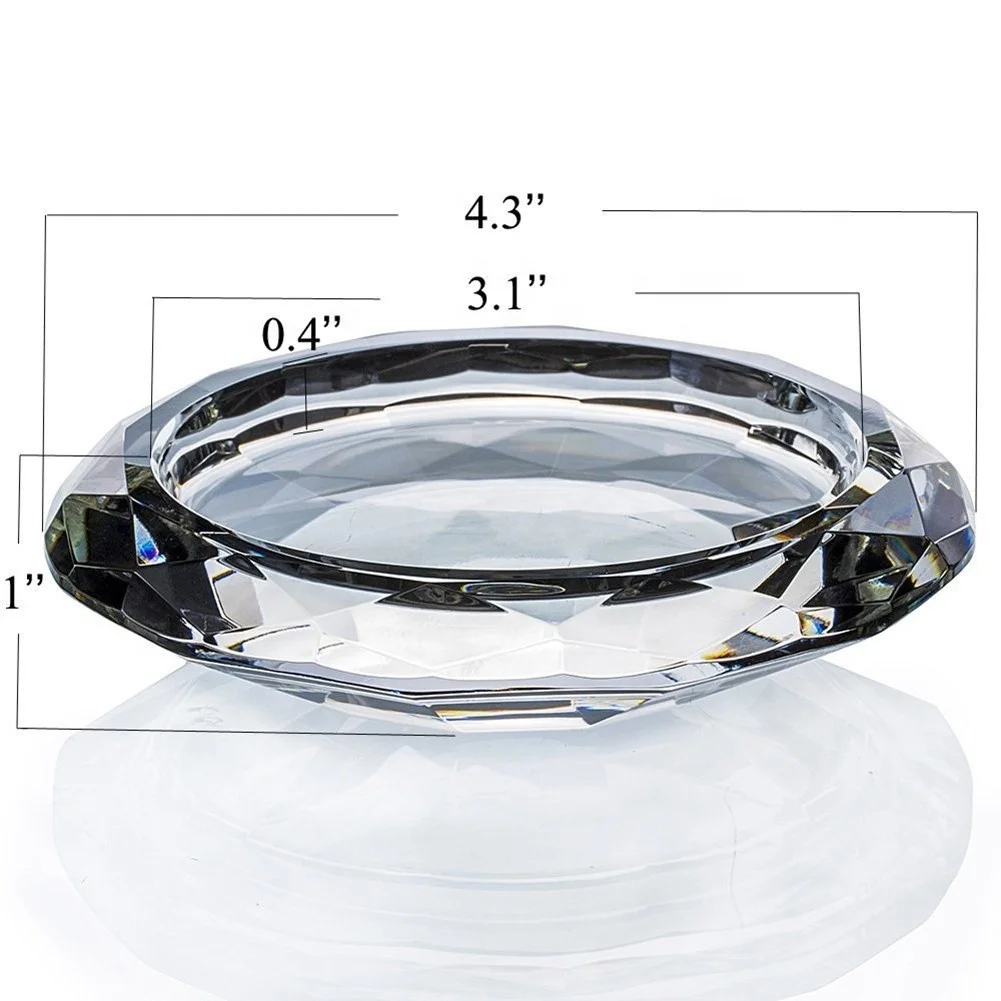 Индивидуальный кристальный подсвечник Donoucls, оптовая продажа в Pujiang 4,3 'dia X 1,2' H, оптовая продажа