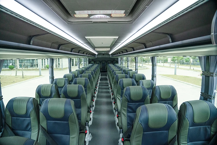 new design model Guangtong Luxury 10m 46 Seats Diesel Fuel manual automatic rhd Tourist Coach Bus customized 12m 60 seater