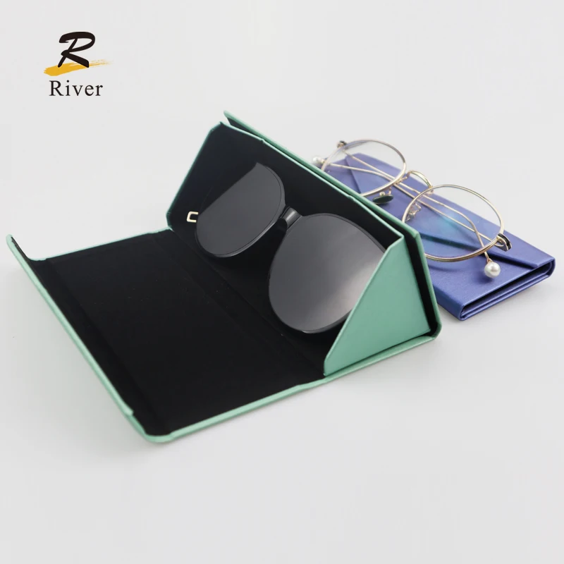 High Quality Eyewear Optical Lens Pouch Creative Glasses Box PU Leather Sunglasses Spectacle Case