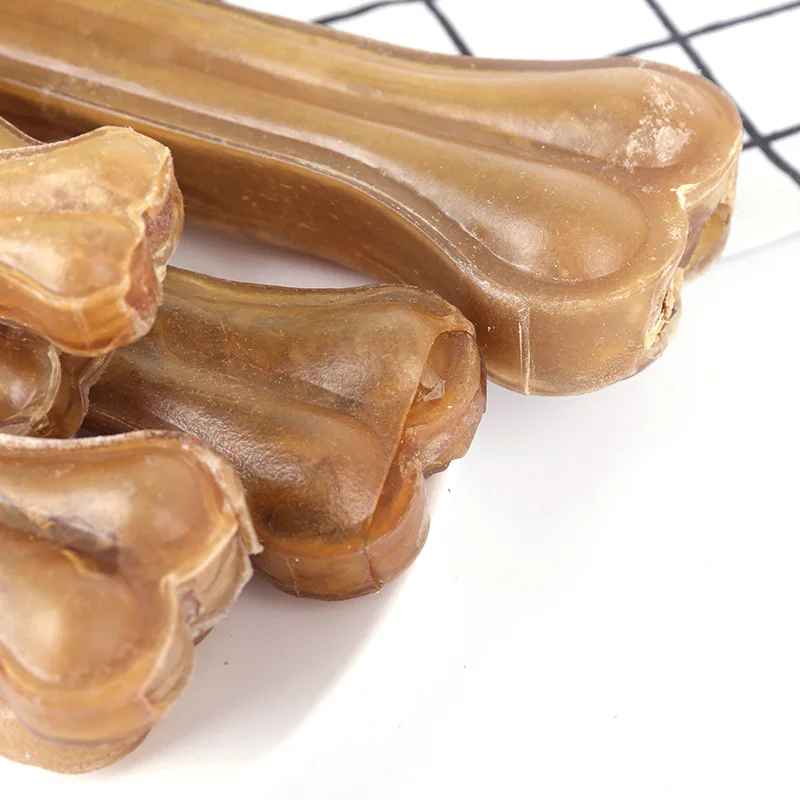 Amazon hot selling Tough Durable Extreme Power Chewer Bone Natural cowhide Bones Chew Dog toy