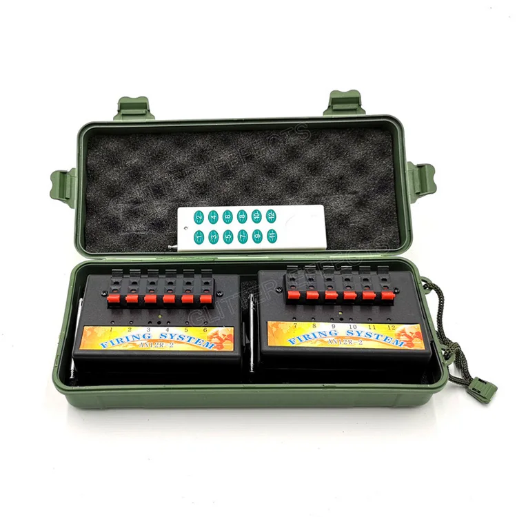 AN06R-2 Remote Control Fireworks Firing System Pyrotechnic Ignition Device Fireworks 12 Channel Firing Console System