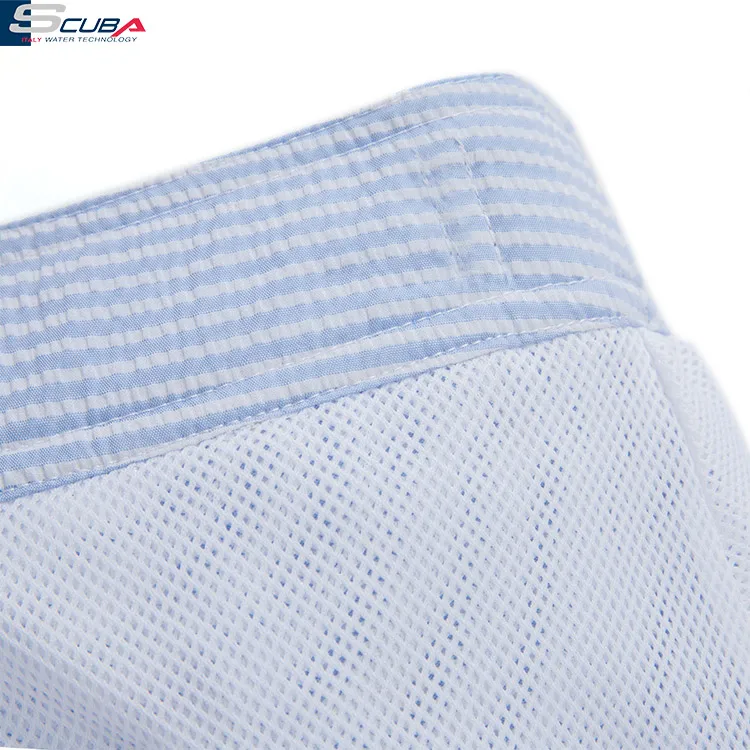 mens yard dyed jacquard seersucker shorts zipper pockets formal short pants for male