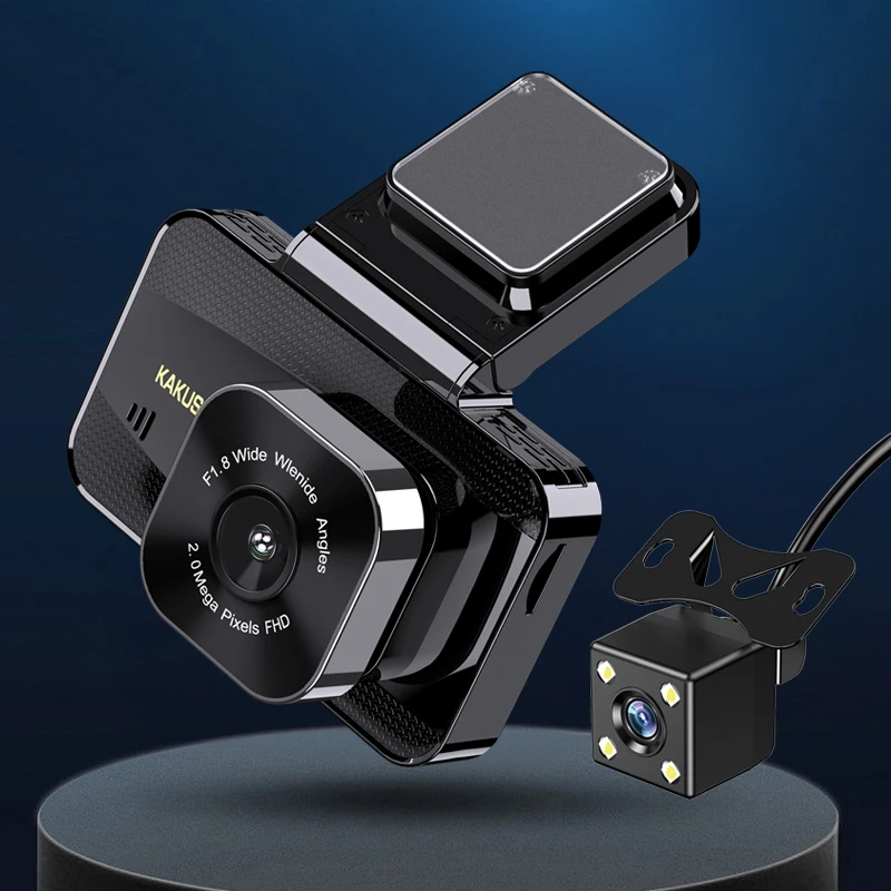 KAKUSIGA New Product 180mAh 3-inch Screen Driving Recorder Camera for Parking monitoring/Loop recording/Night monitoring