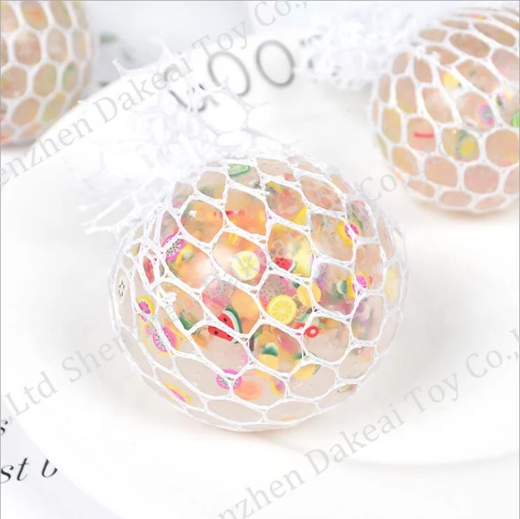 Colourful Star Mesh Ball Stress Glowing Exquisite Grape Toy Anxiety Relief Stress Ball Toy