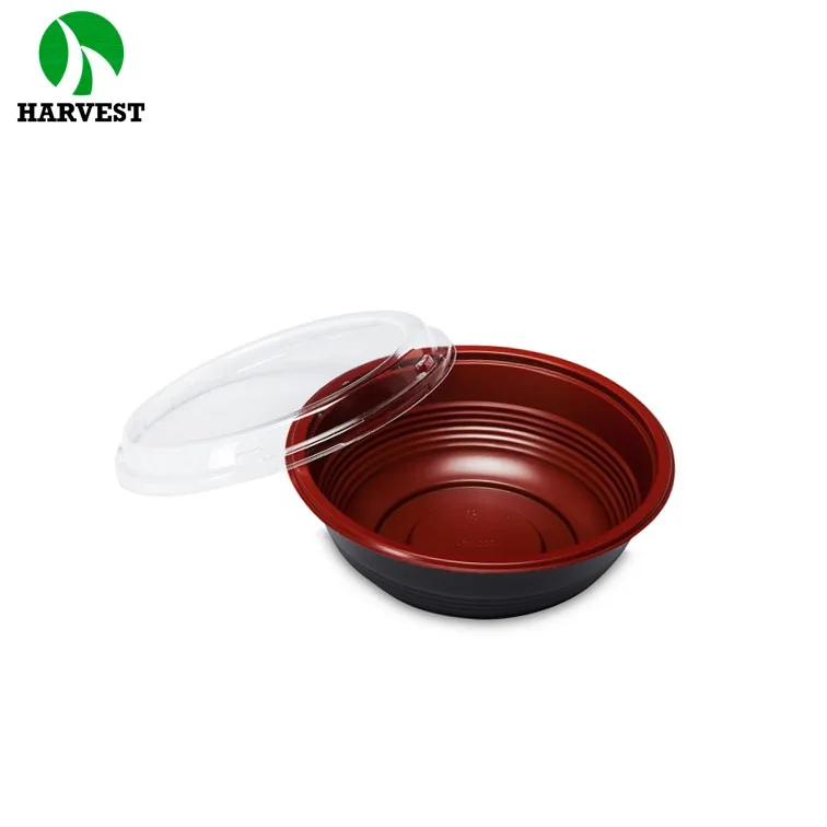 HD одноразовый микроволновый пластиковый 1000 мл рамен мисо суп тыкать еду PP миска