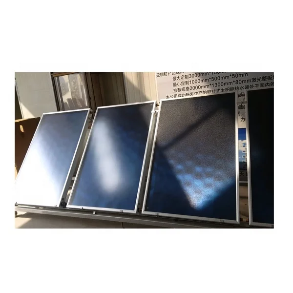 water heating system application and vacuum solar collector type thermal panel