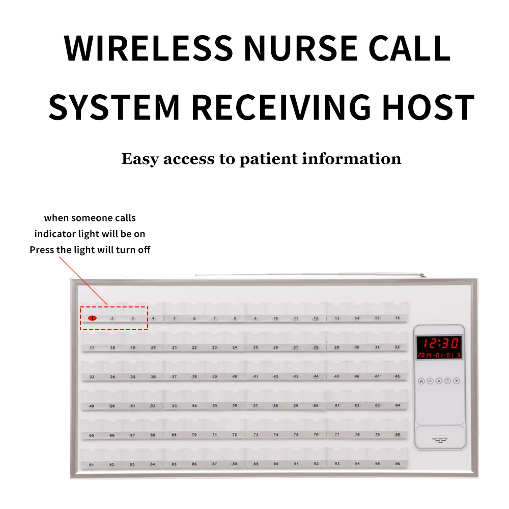 Hospital Nurse Call Bell System Call Buzzer System Price Wireless Nurse Call System Receiving Host