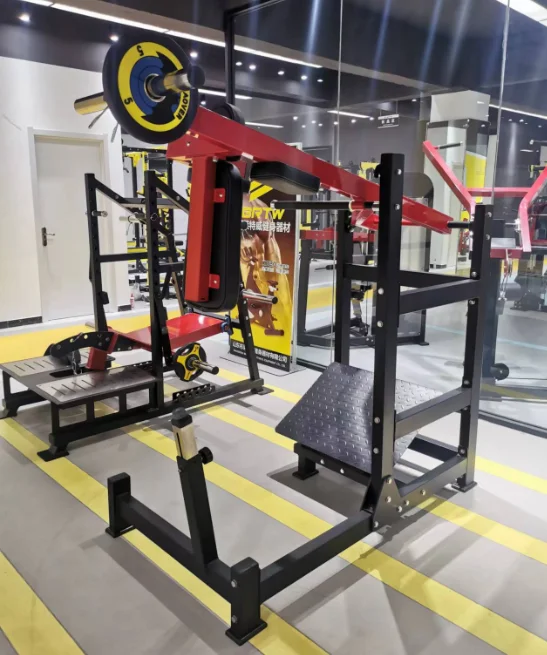 Manufacturer pendulum squat hip leg muscle trainer oblique squat indoor fitness equipment gym fitness