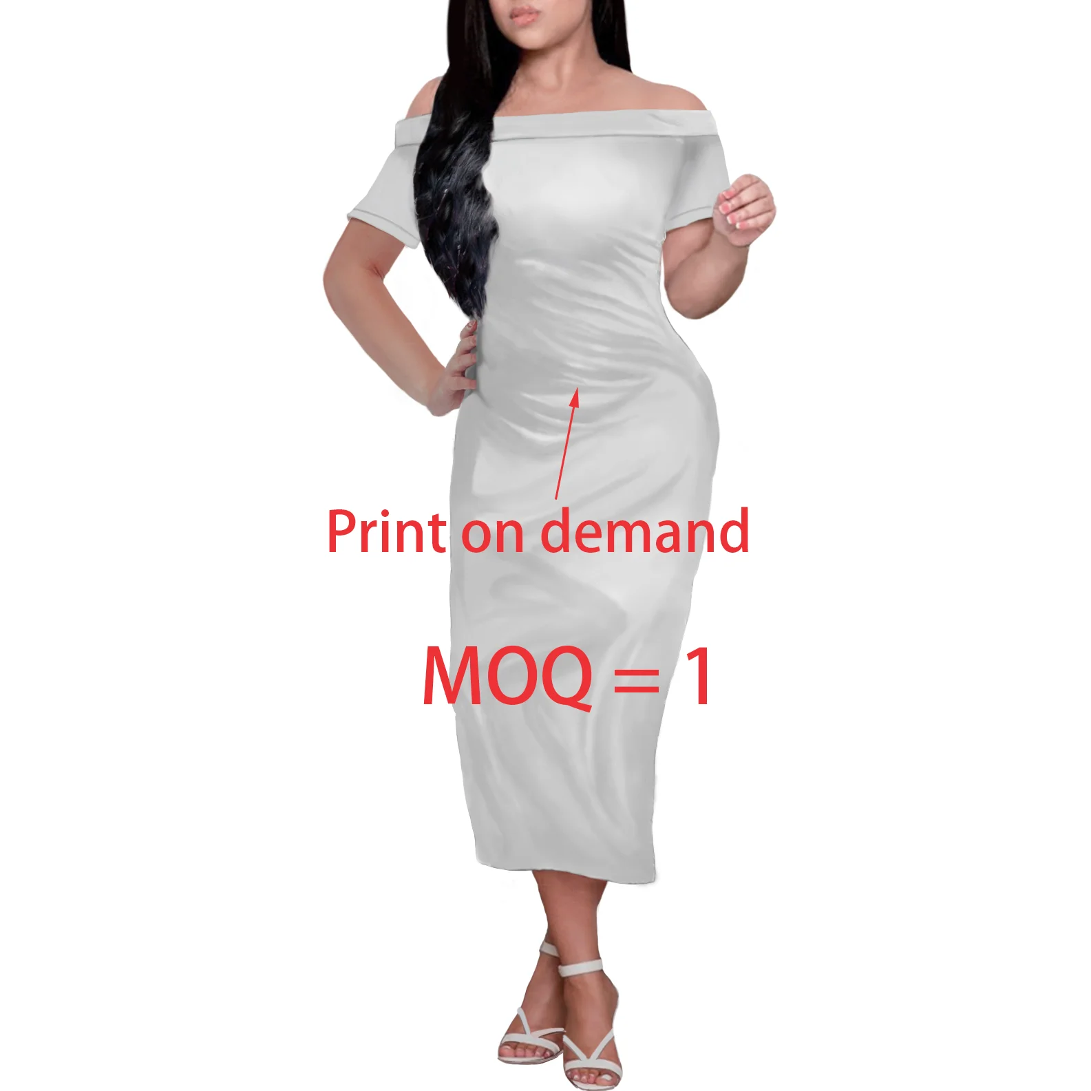 2022 new design womens plus size xxxxl multicolor stripe dresses girls white short sleeved off the shoulder midi tribal dress