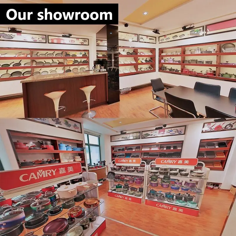 Food grade kitchenware nonstick cookware durable chinese wok pan with glass lid