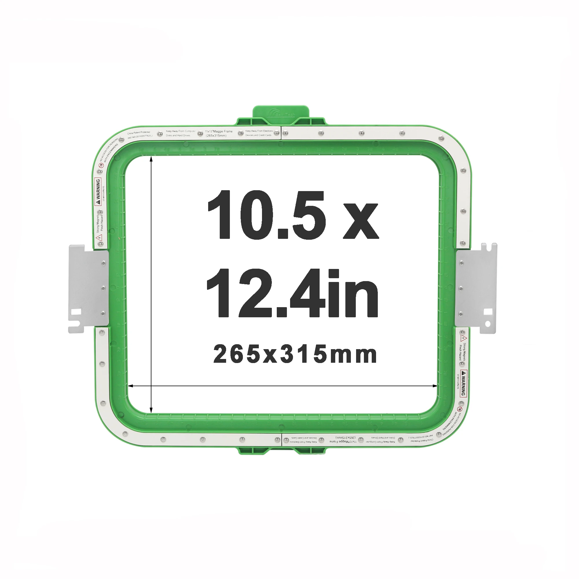 5.5 Magnetic Embroidery Frame Mighty Hoop for Tajima Tajima 355mm Industrial Embroidery Machines