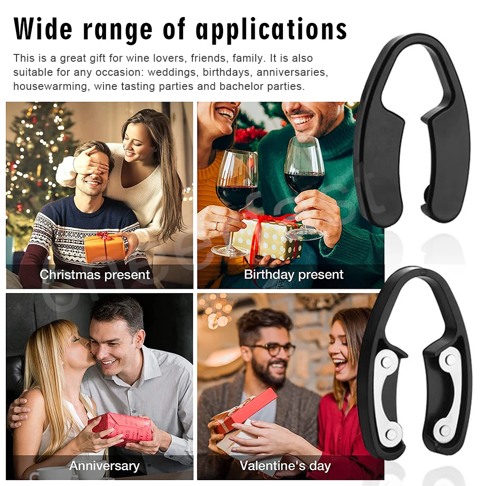 Most Popular Stainless Steel Wine Foil Removes ABS Black Manual Wine Bottle Opener Foil Cutter Wine Bottle Foil Cutter