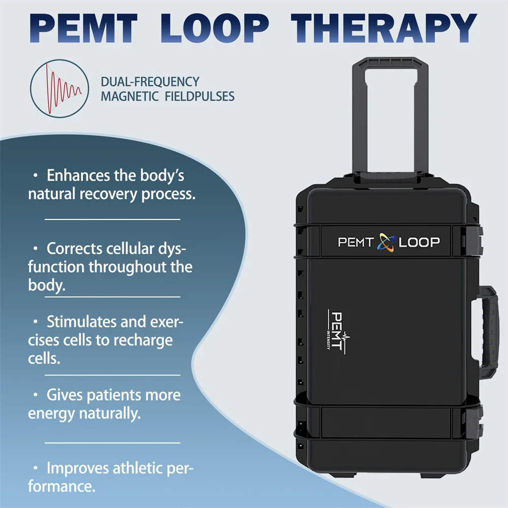 High-Intensity PEMF Machine Portable Physio Magneto Therapy Pain Relief Machine