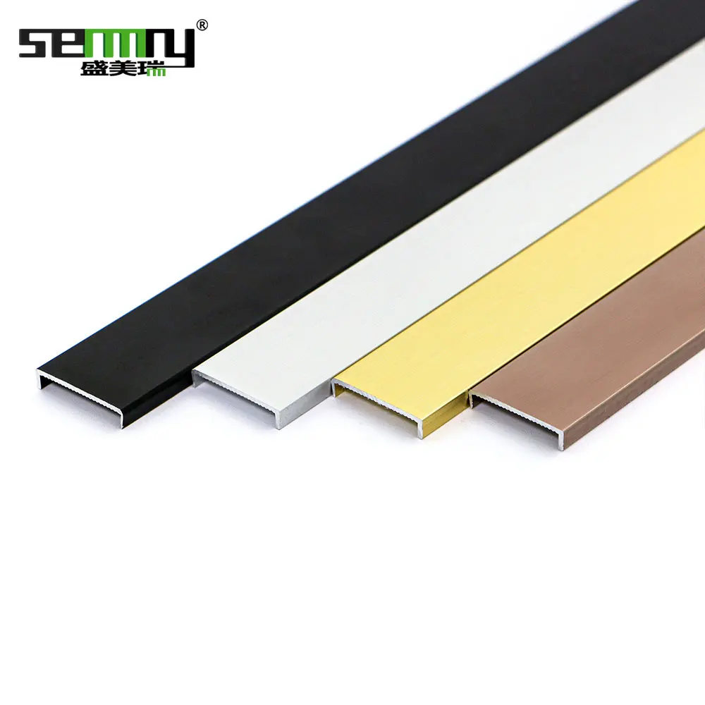 Profile Ceramic Border Wall Aluminum Anti Slip U Shaped Tile Trim