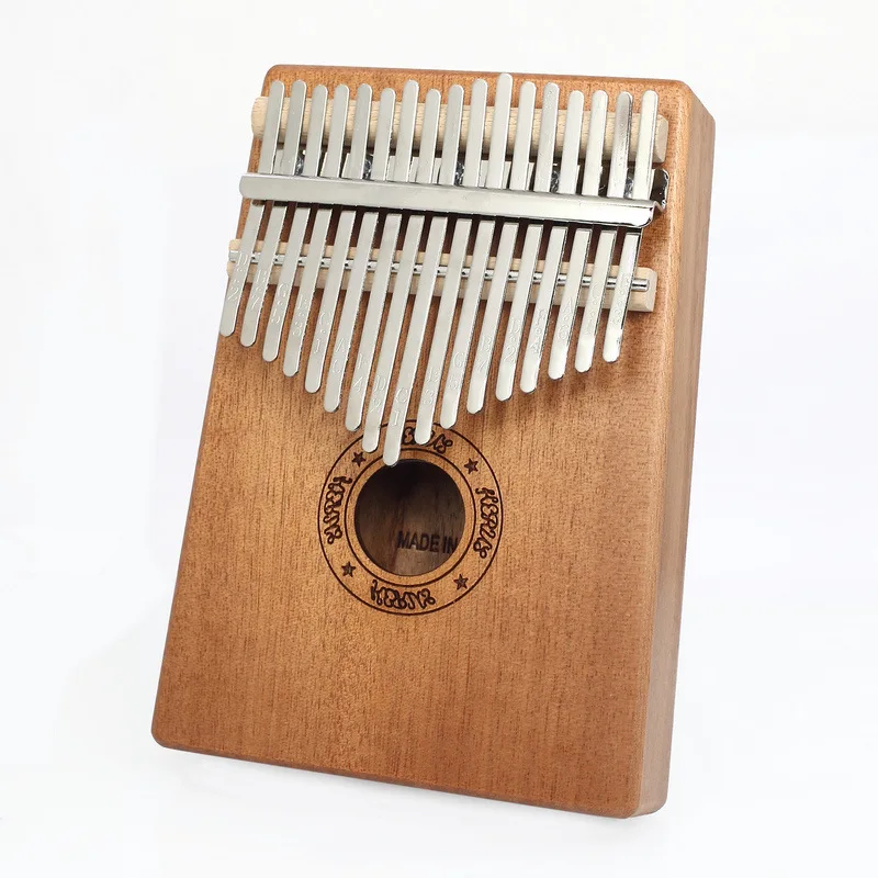  Пианино Kalimba с 17 клавишами Mbira из красного дерева и руды металлические зубья портативный музыкальный инструмент подарки для детей