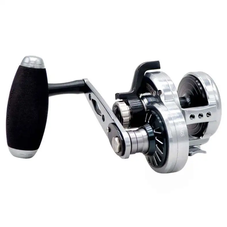 Top Quality Slow Saltwater Fishing Reel Metal Light Overhead Fishing Reels Trolling Fishing Slow Pitch Jigging Reel Saltwater