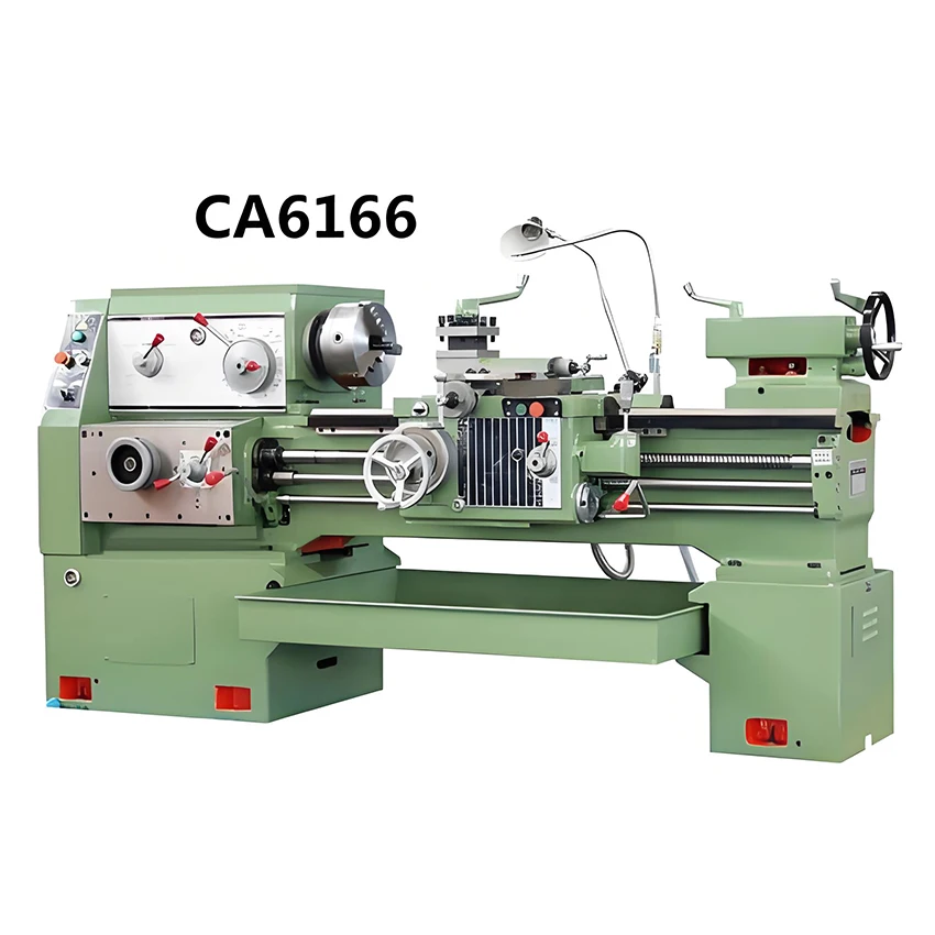 Precision horizontal plane lathe CA6166 metal processing ordinary manual lathe clearance lathe high-precision