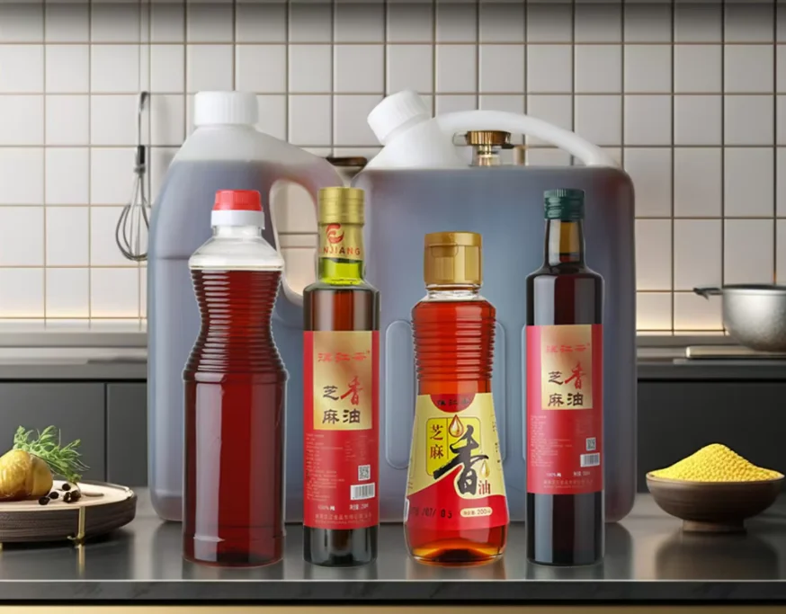 Hot Sale Cooking Oil Vegetarian Vagan Pure 1.8L Bulk PRB 100% Sesame Oil for sale