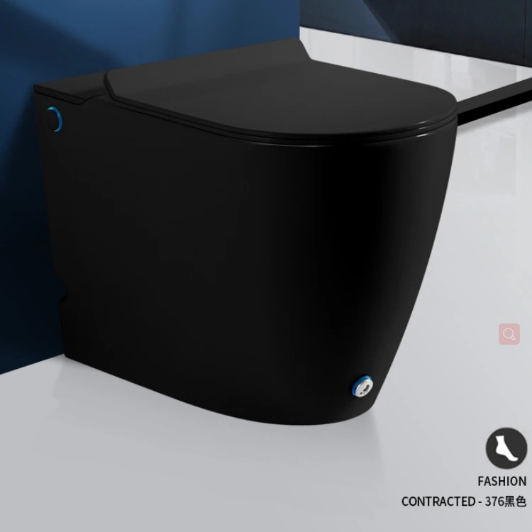 PATE A-370A tankless toilet square shape short wc for mini bathroom save space water closet pulse flushing floor mount toilet