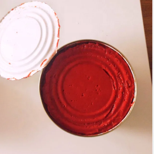 210g Hard Open Halal Certified Organic Canned Tomato Paste For Africa/Dubai/Europe