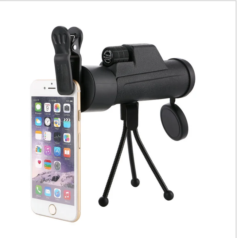 Предусмотрено 8x30 Монокуляр телескоп большой окуляр адаптер для съемки фотографий