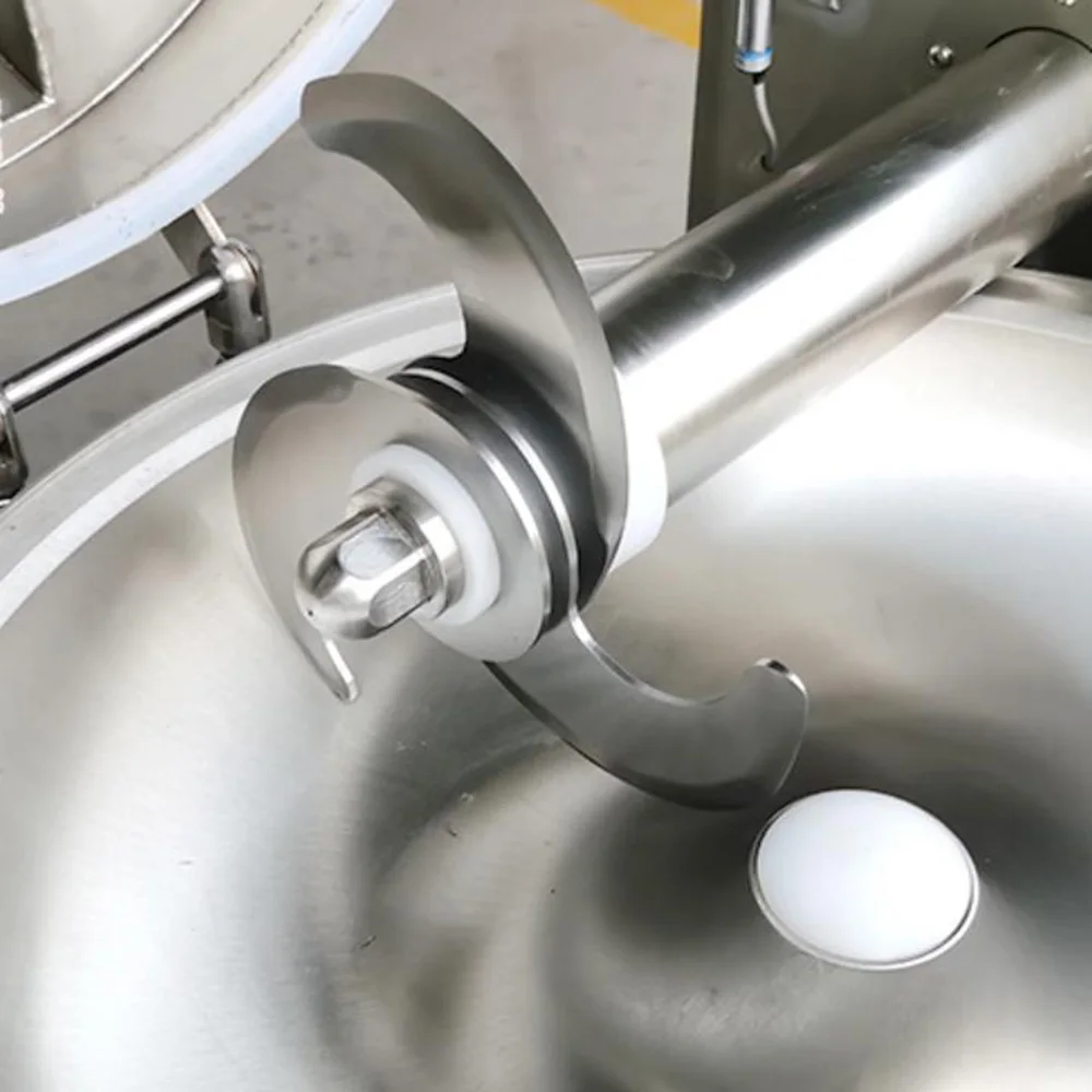 Electric Meat Processing Equipment Small Sausage Meat Vegetable Mincer Silent Bowl Chopper Meat Cutter Machine 20l 70 120 Liter