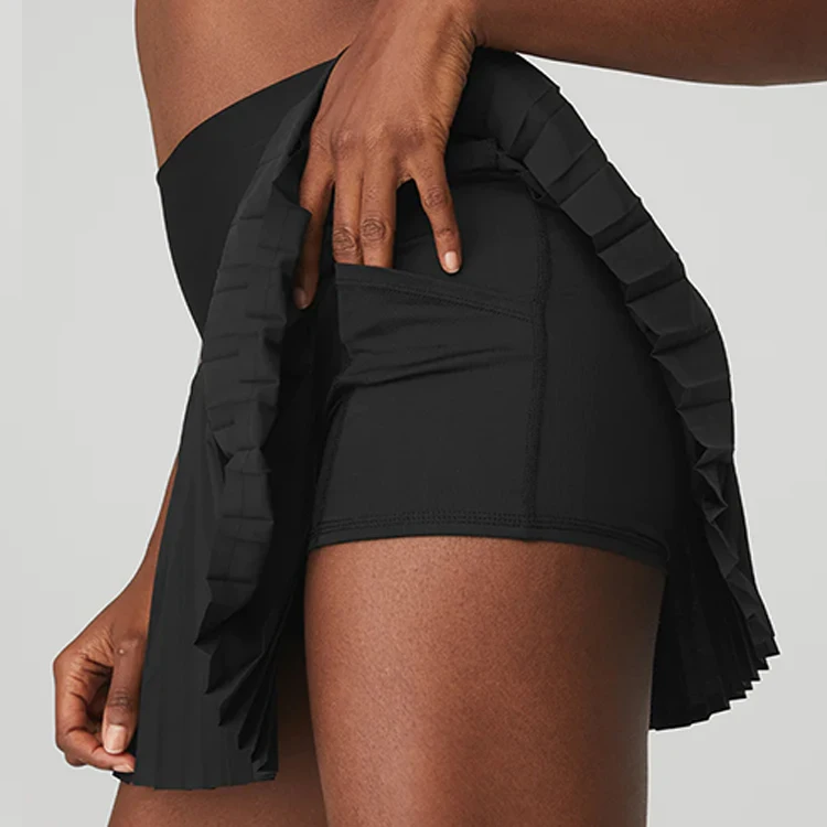 Dry-FIT Stretch Mini Skirt Breath and Comfort Sporty Skirt Women Lightweight Tennis Skirt For Women