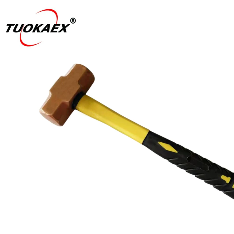 China manufacturer copper big hammer 20LB with fiberglass handle