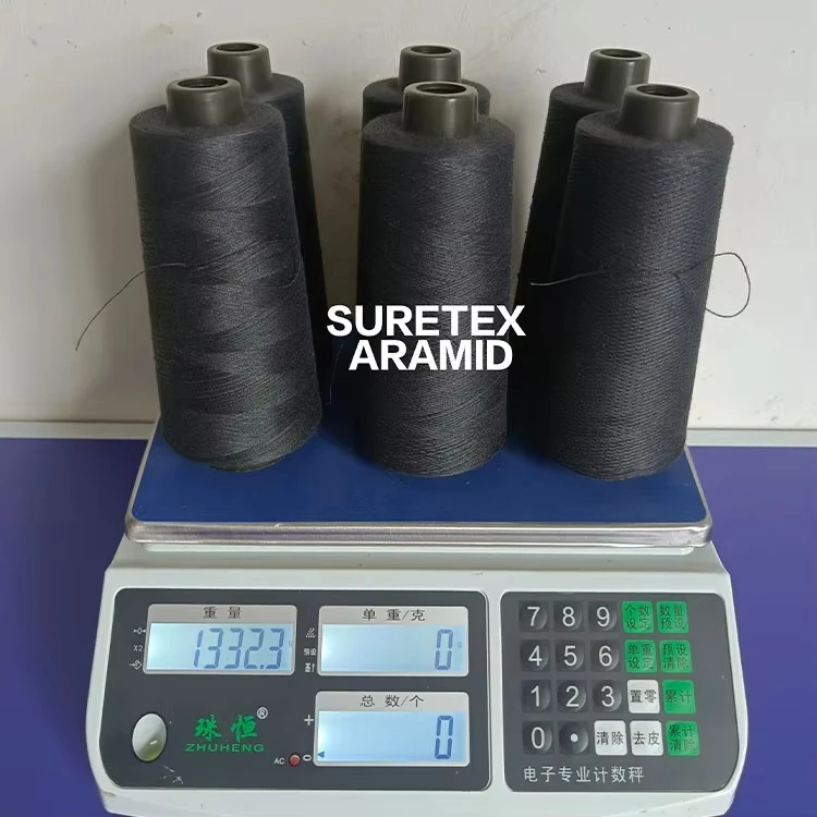 200g-1000g 30S/3 FireProof 100% Para Aramid Spun Yarn New Type For Sewing Thread Fire Fighter Garment