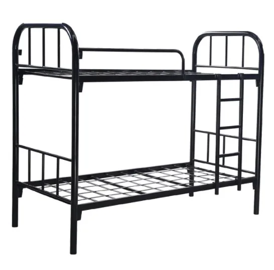 Стальная двухэтажная кровать металлическая двухэтажная кровать для Хранения Стальная двухъярусная кровать для взрослых cama de acero de dos pisos
