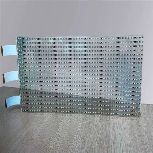 Full Color Indoor Pcb Board Flexible Led Film Soft Curved Curtain High Transparent Led Screen