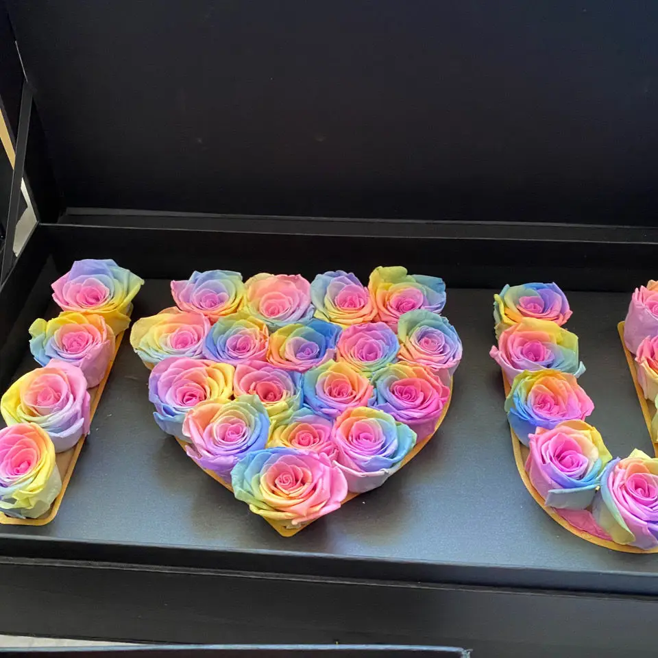 Самый дешевый консервированный свежий стебель розы в ILOVEU Подарочная коробка лучший подарок на день Святого