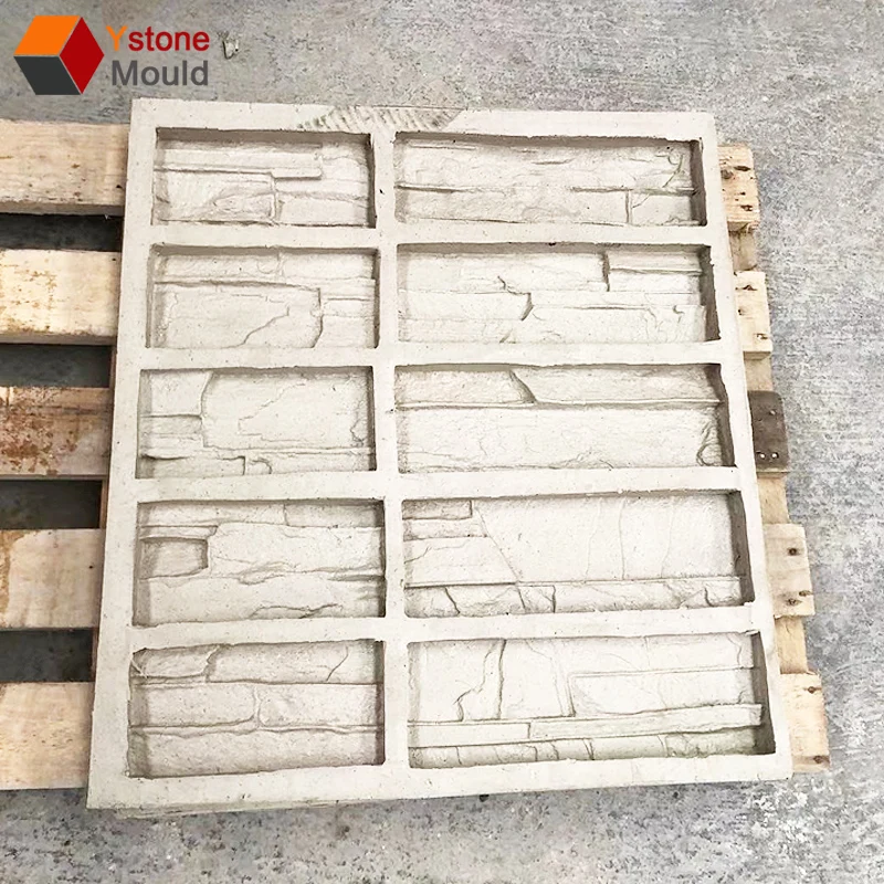 Rubber Silicon Moulds Concrete Decorative Wall Mold For Manufacturing Artificial Stone
